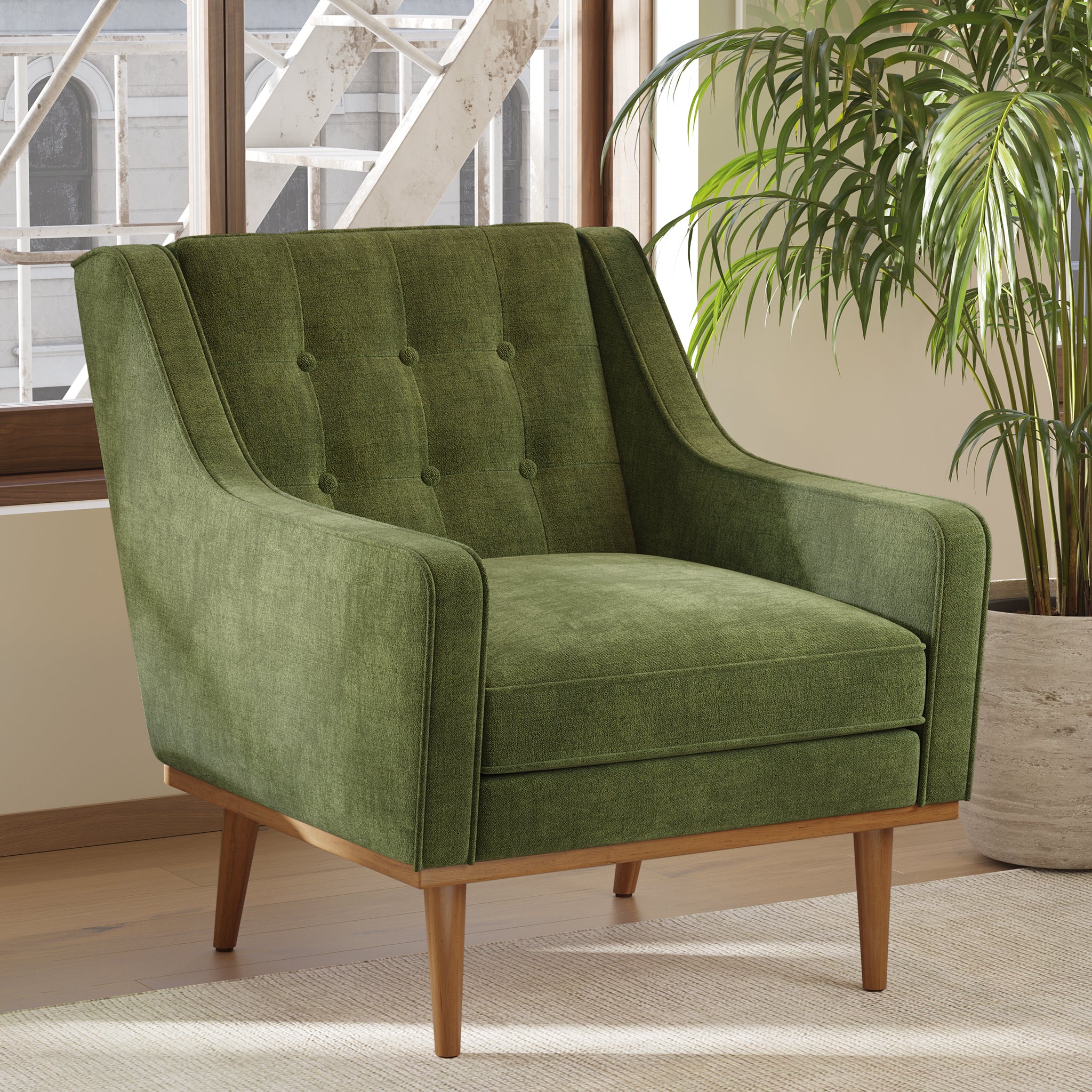 Gus Fabric Lounge Chair