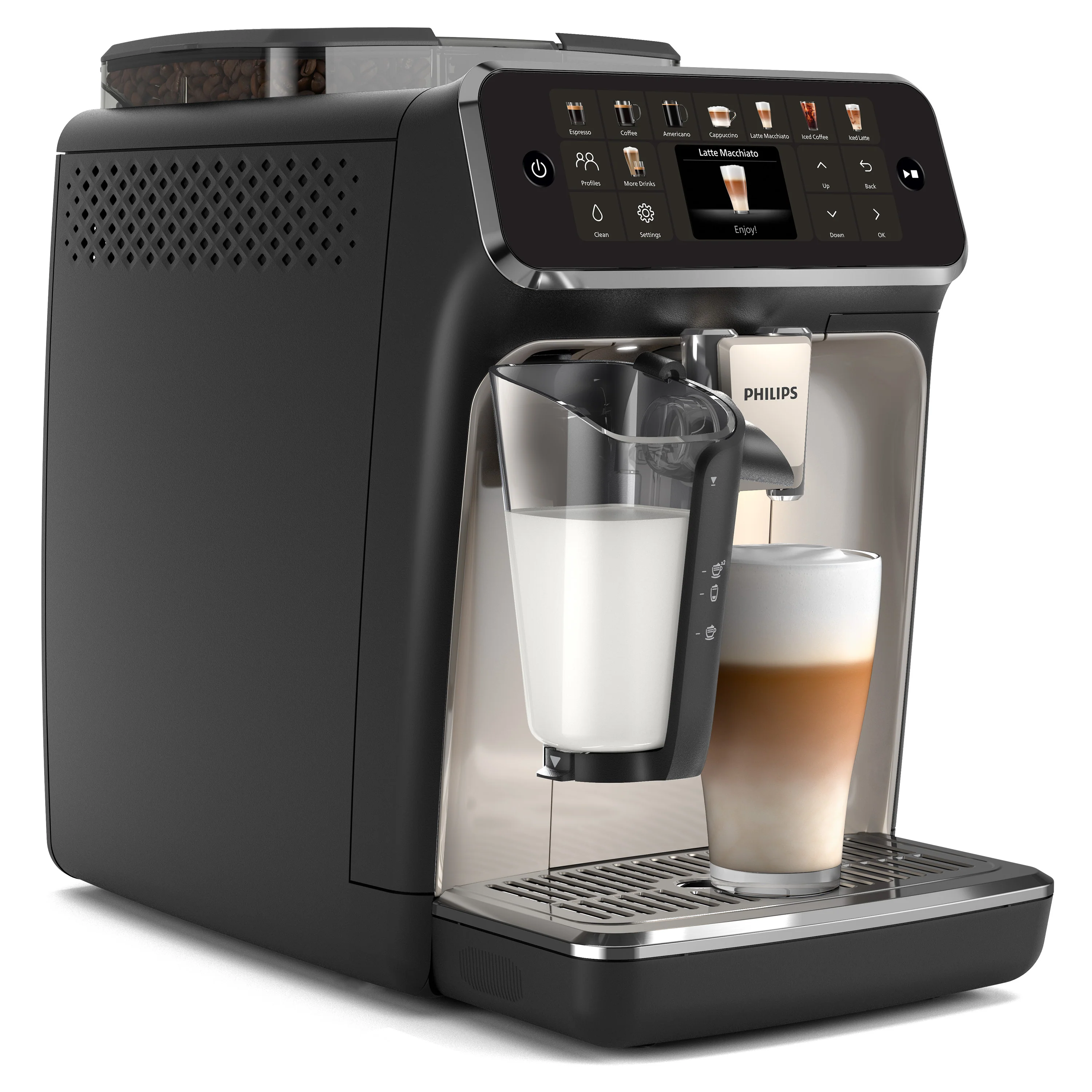 Philips 5400 Series Fully Automatic Espresso Machine - LatteGo