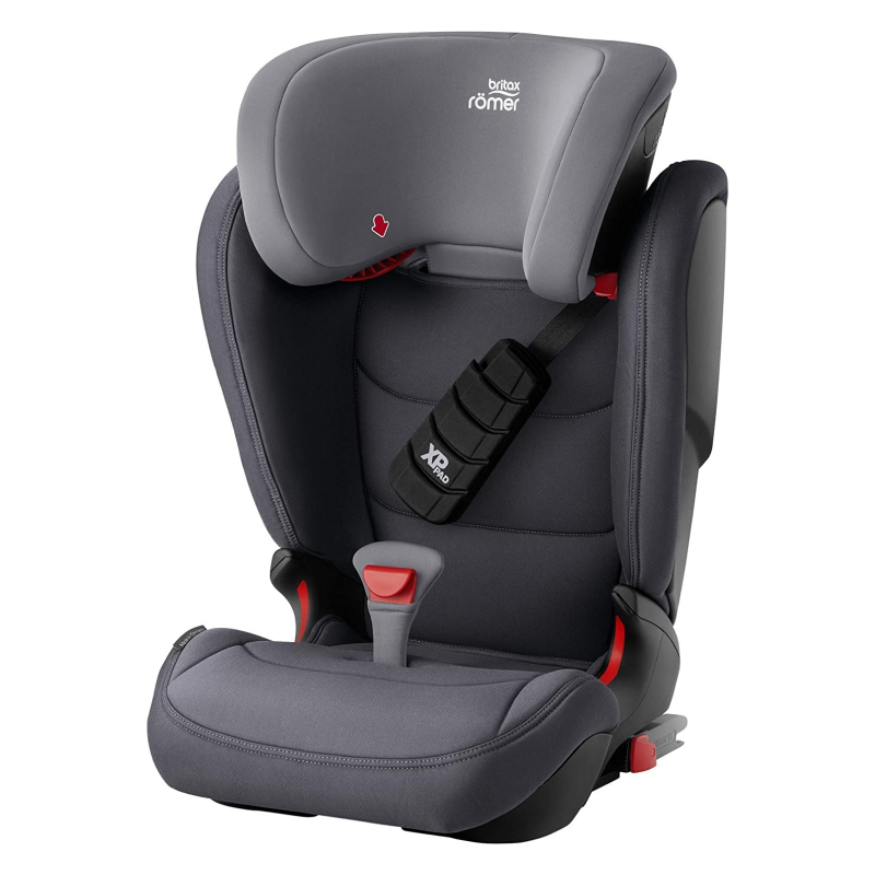 Britax Römer Kidfix Z-Line Child Seat, 15-36 kg, Group 2/3, 3.5 to 12 Years, Storm Grey