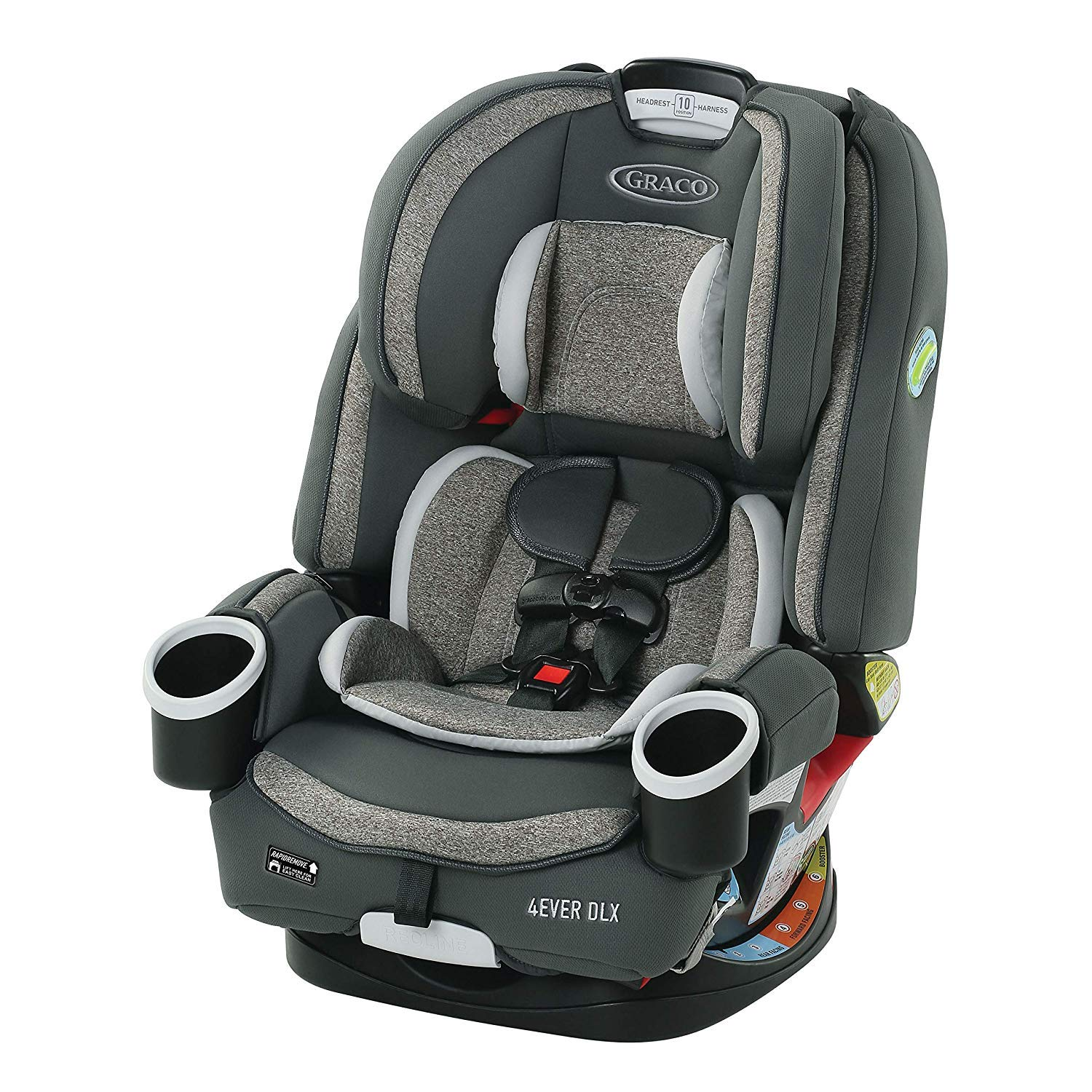 Graco 4Ever DLX 4 in 1 Car Seat, Infant to Toddler Car Seat, with 10 Years of Use, Bryant , 20x21.5x24 Inch