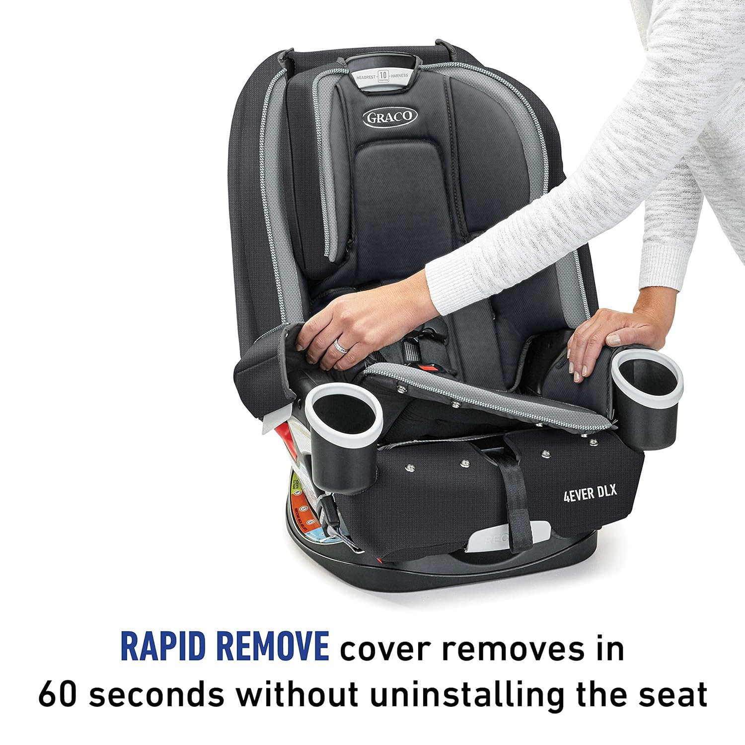 Graco 4Ever DLX 4 in 1 Car Seat, Infant to Toddler Car Seat, with 10 Years of Use, Bryant , 20x21.5x24 Inch