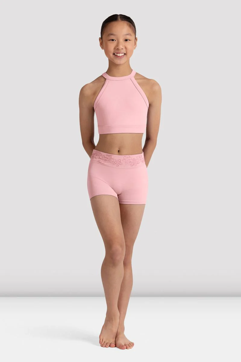 Girls Bella Floral High Waist Short