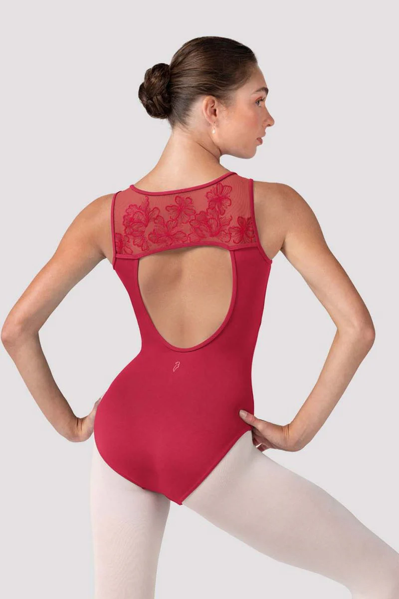 Ladies Layla Floral Tank Leotard