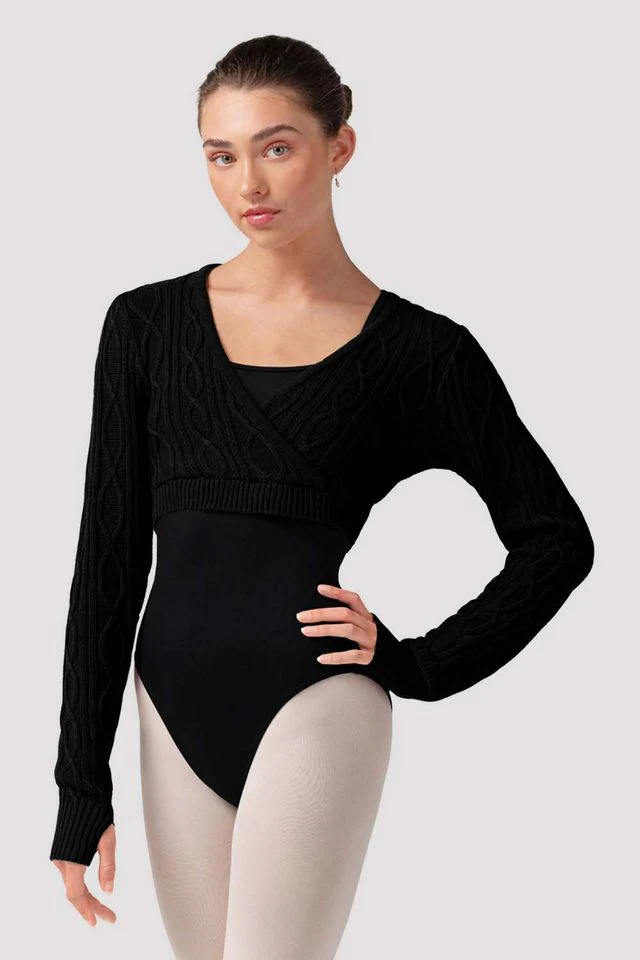 Ladies Atiyah Long Sleeve Wrap Top