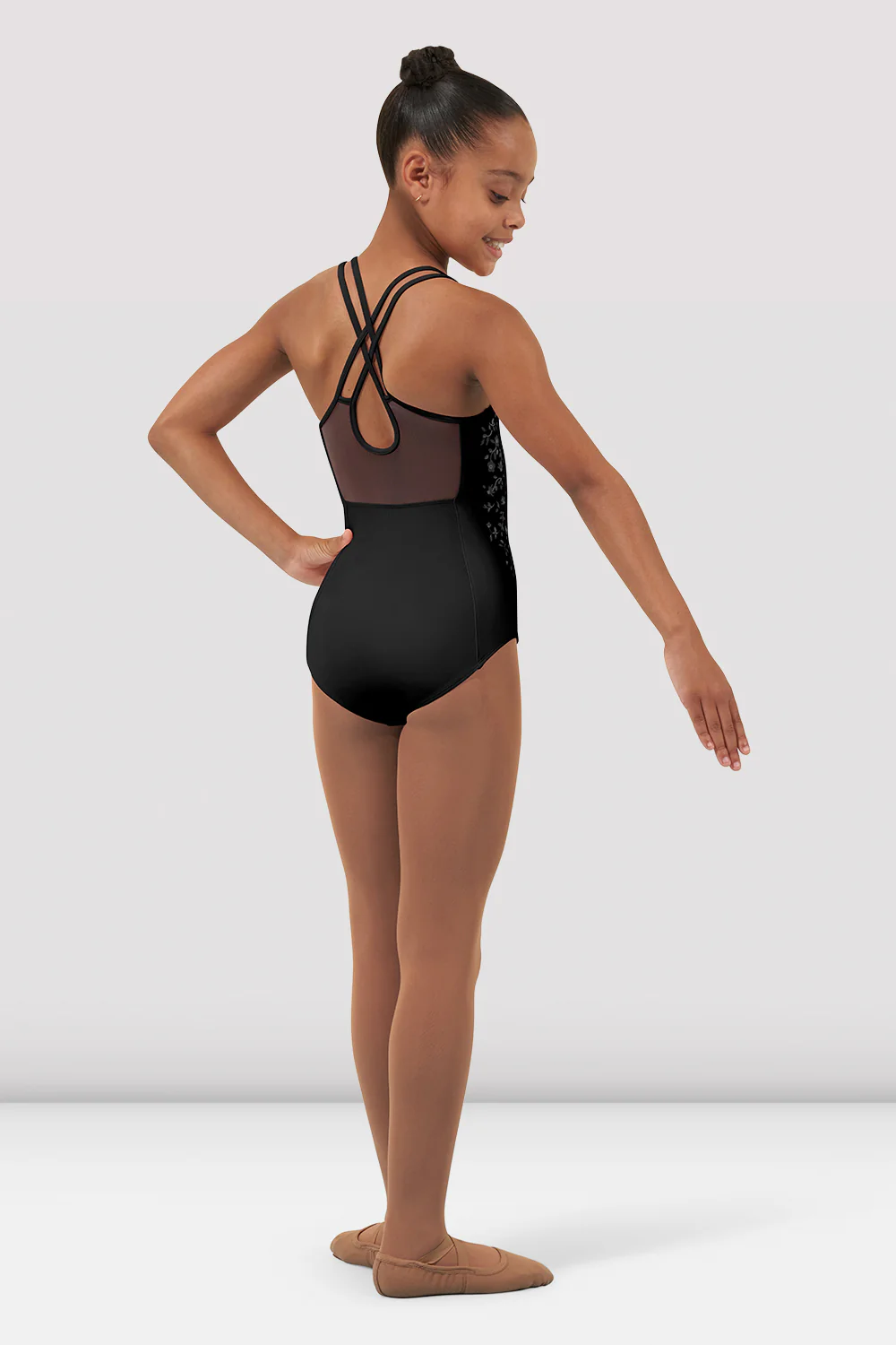 Girls Felicia Scoop Neck Leotard