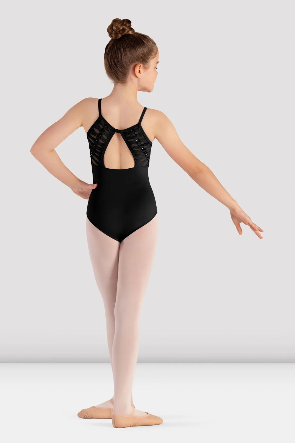 Girls Olivea Open Back Leotard