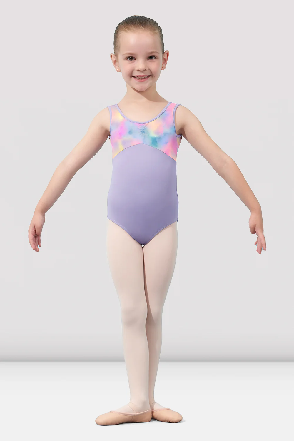 Girls Mirella Watercolor Tank Leotard