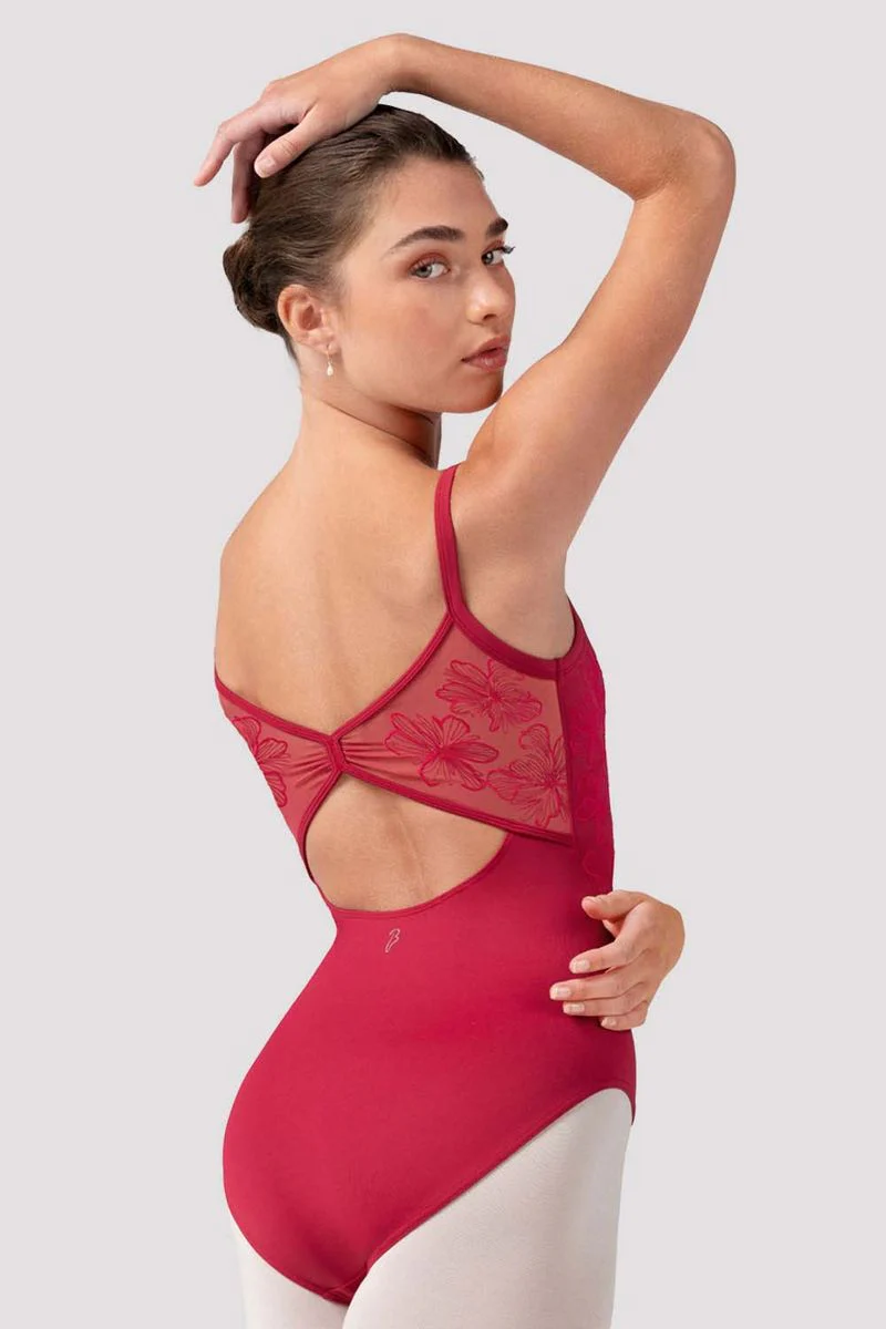 Ladies Lorelei Floral Camisole Leotard