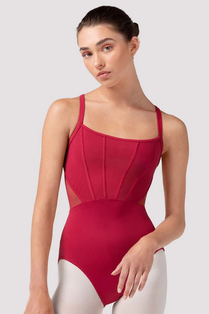 Ladies Mia Mesh Back Leotard