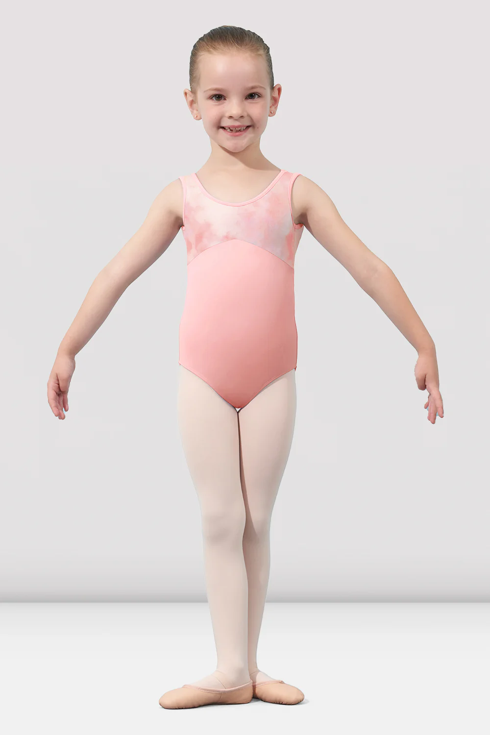 Girls Mirella Watercolor Tank Leotard