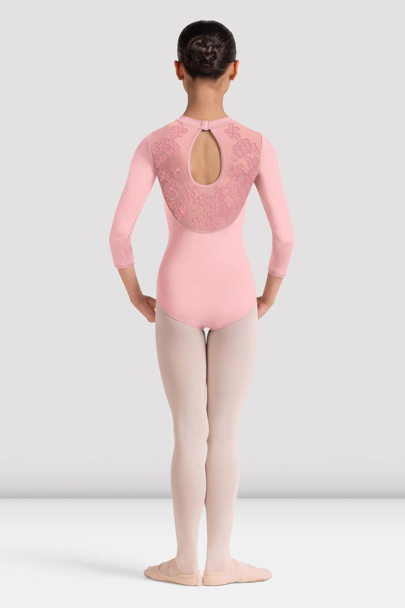Girls Judy 3/4 Sleeve Leotard