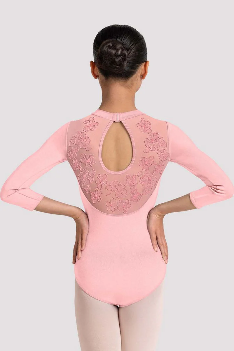 Girls Judy 3/4 Sleeve Leotard