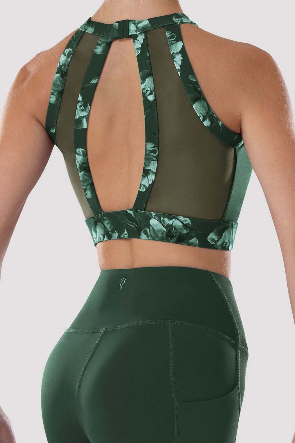 Ladies Reece High Neck Crop Top