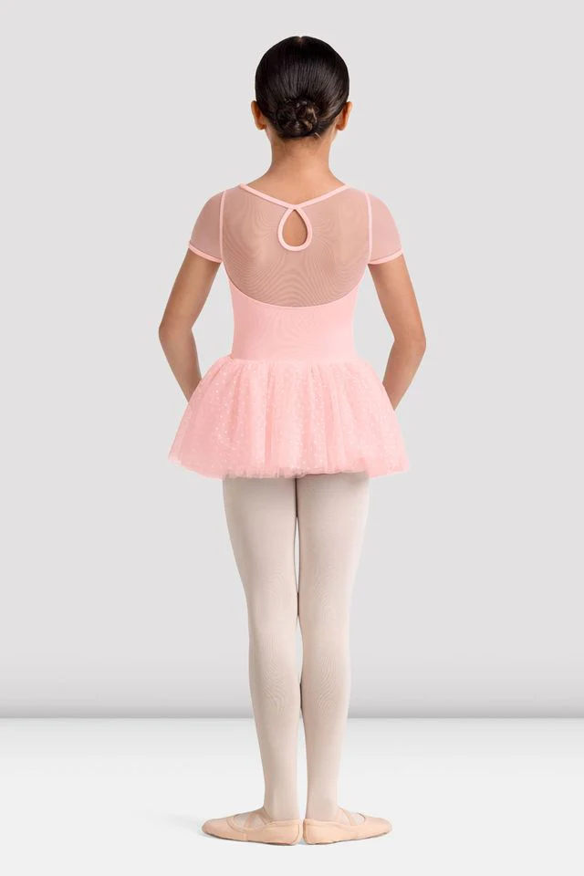 Girls Mirella Kaleidoscope Cap Sleeve Tutu Dress