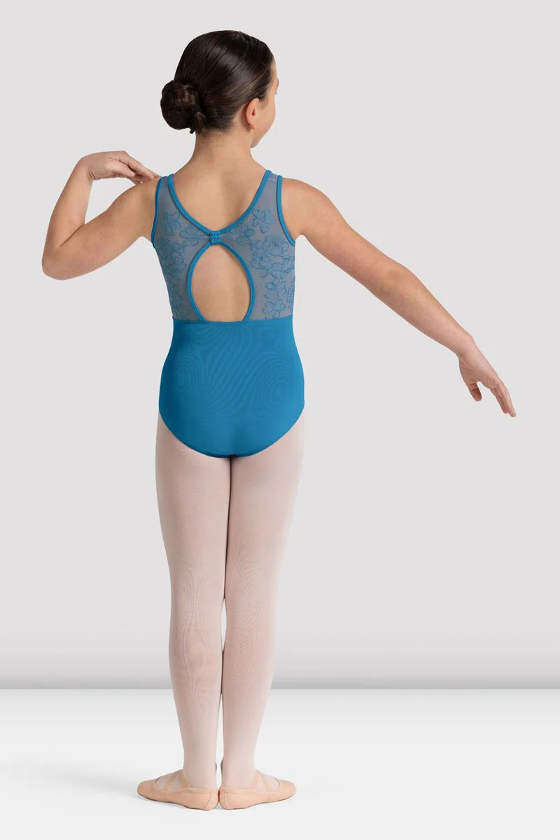 Girls Lulu Floral Tank Leotard