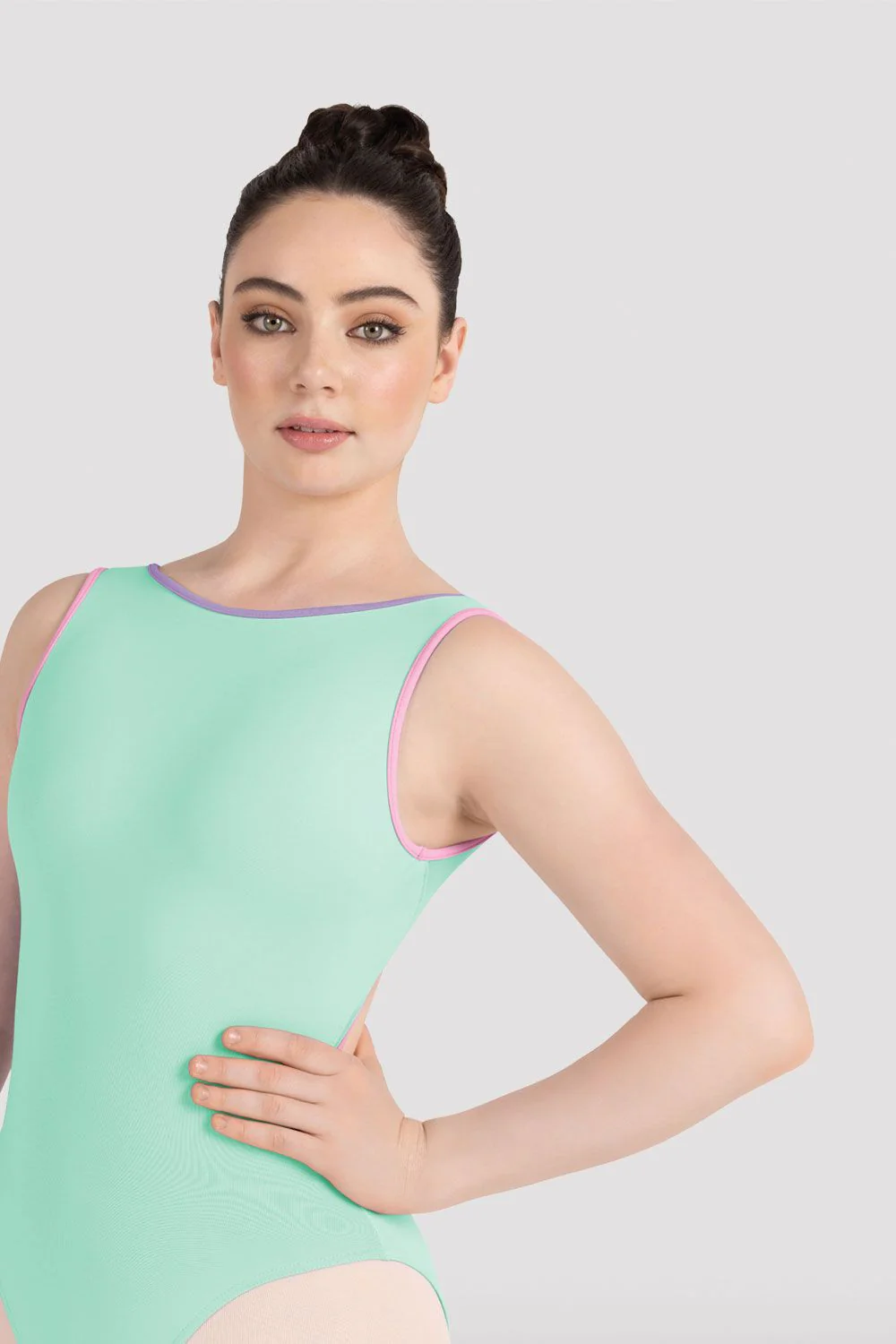 Ladies Calypso Boat Neck Leotard