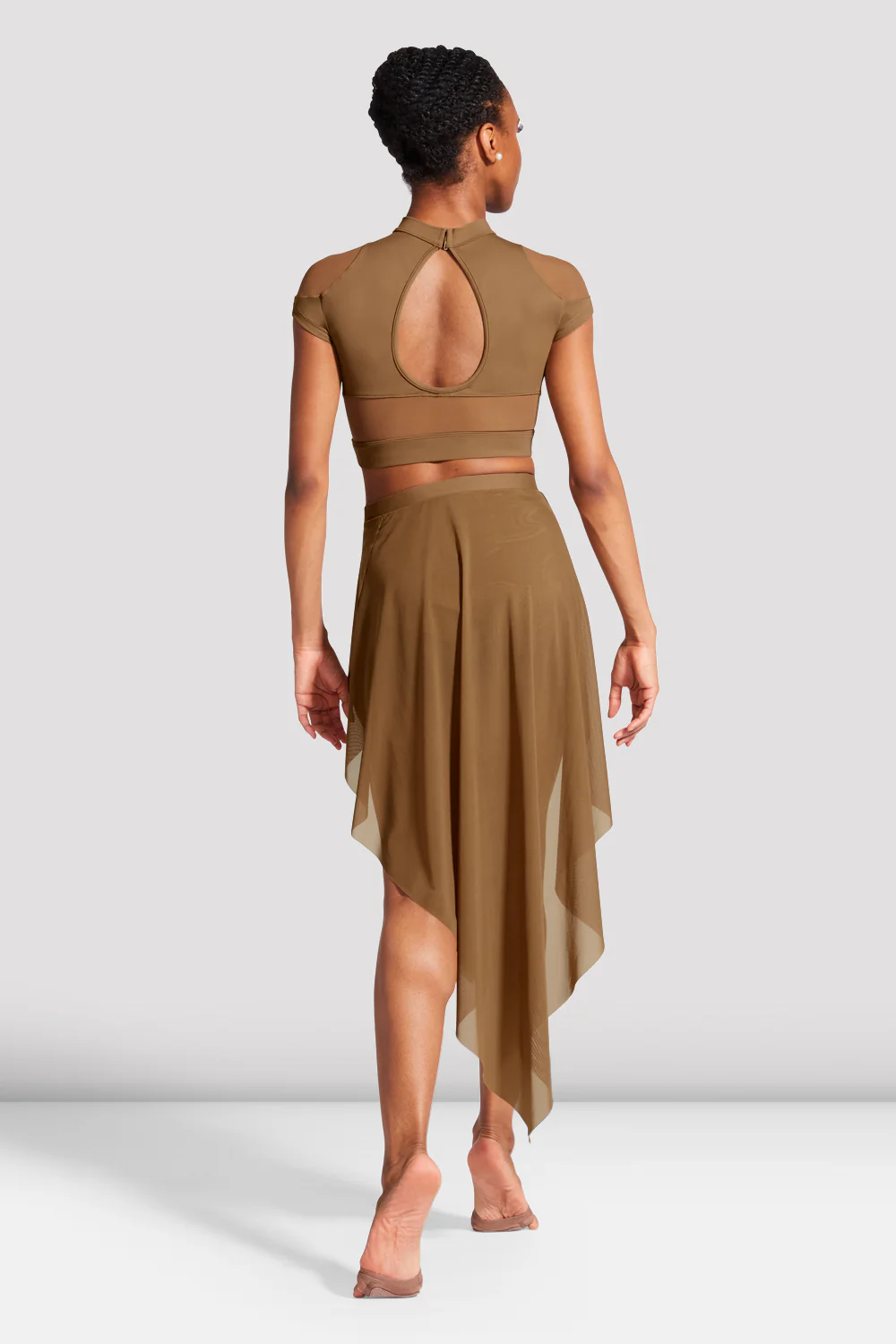Ladies Hanae Cap Sleeve Crop Top