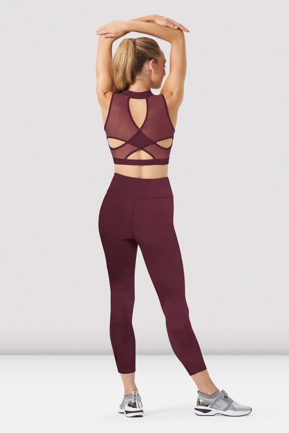 Ladies Zola Zip Front Crop Top