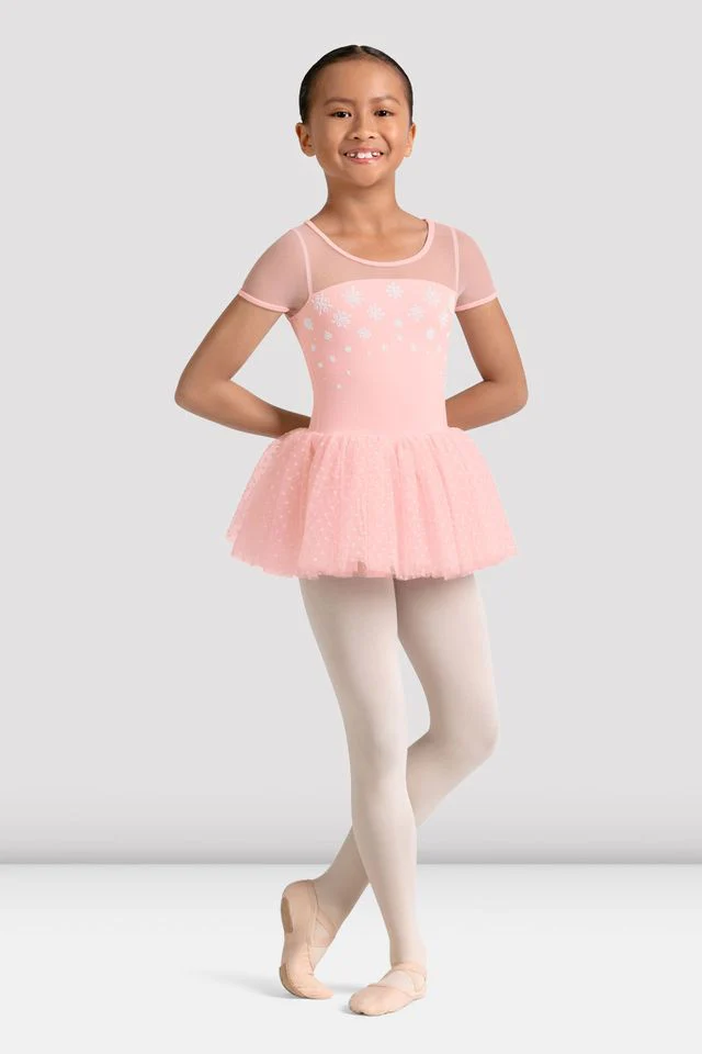 Girls Mirella Kaleidoscope Cap Sleeve Tutu Dress