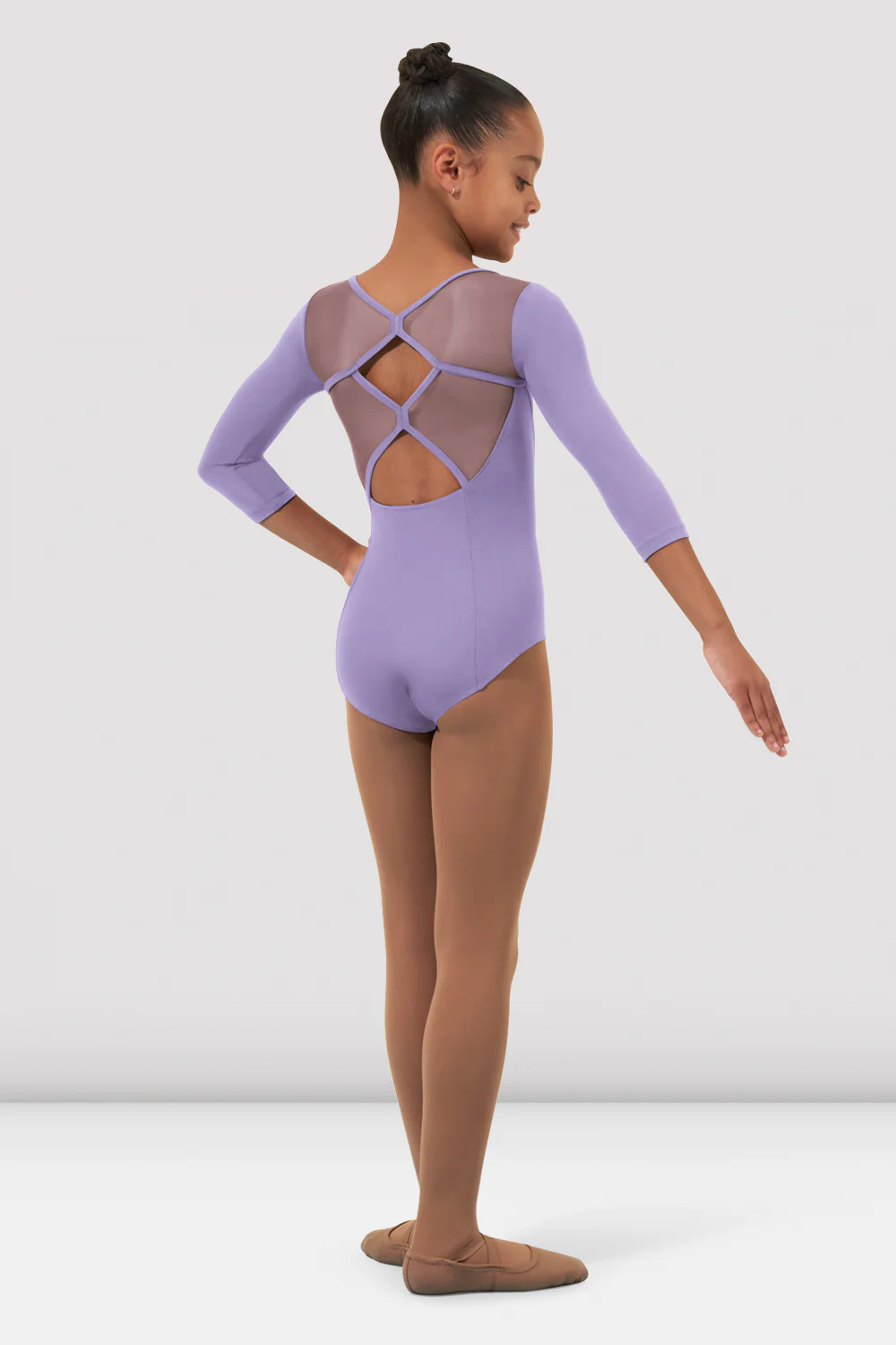 Girls Gemma 3/4 Sleeve Leotard
