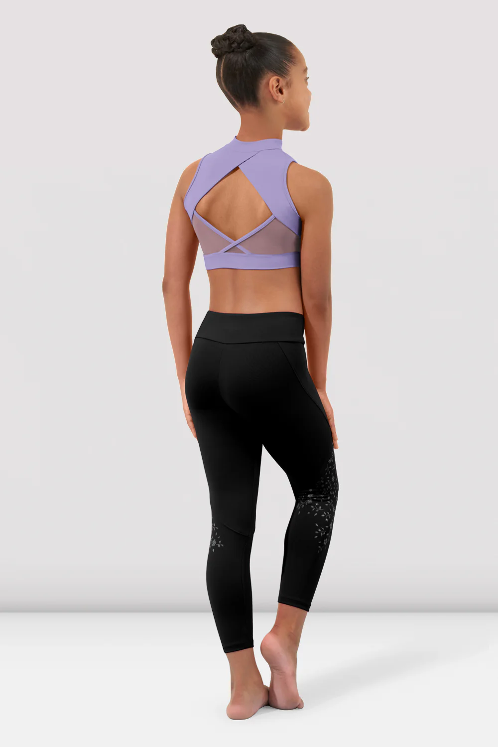Girls Heidi Zipper Crop Top