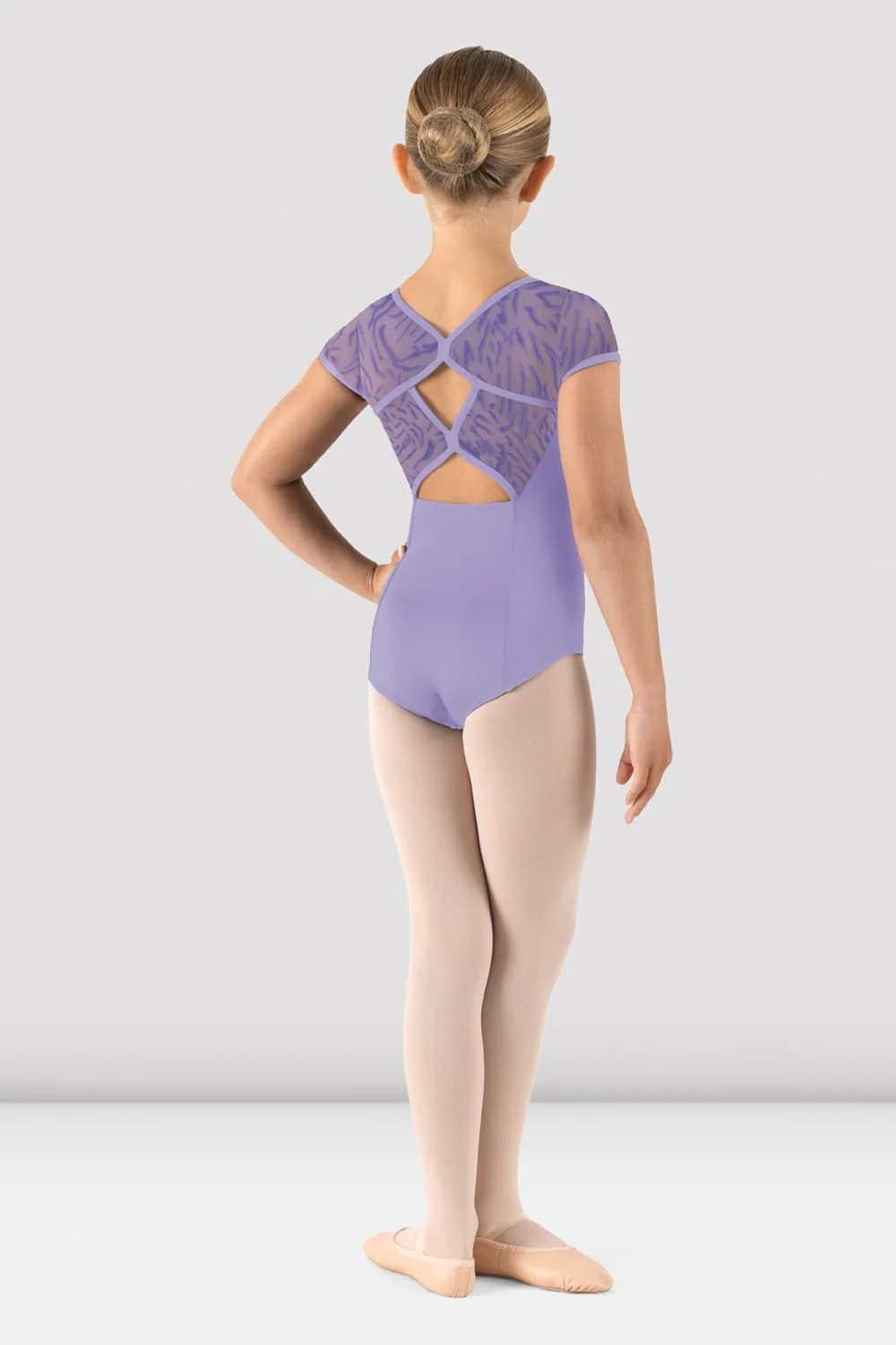 Girls Macy Cap Sleeve Leotard