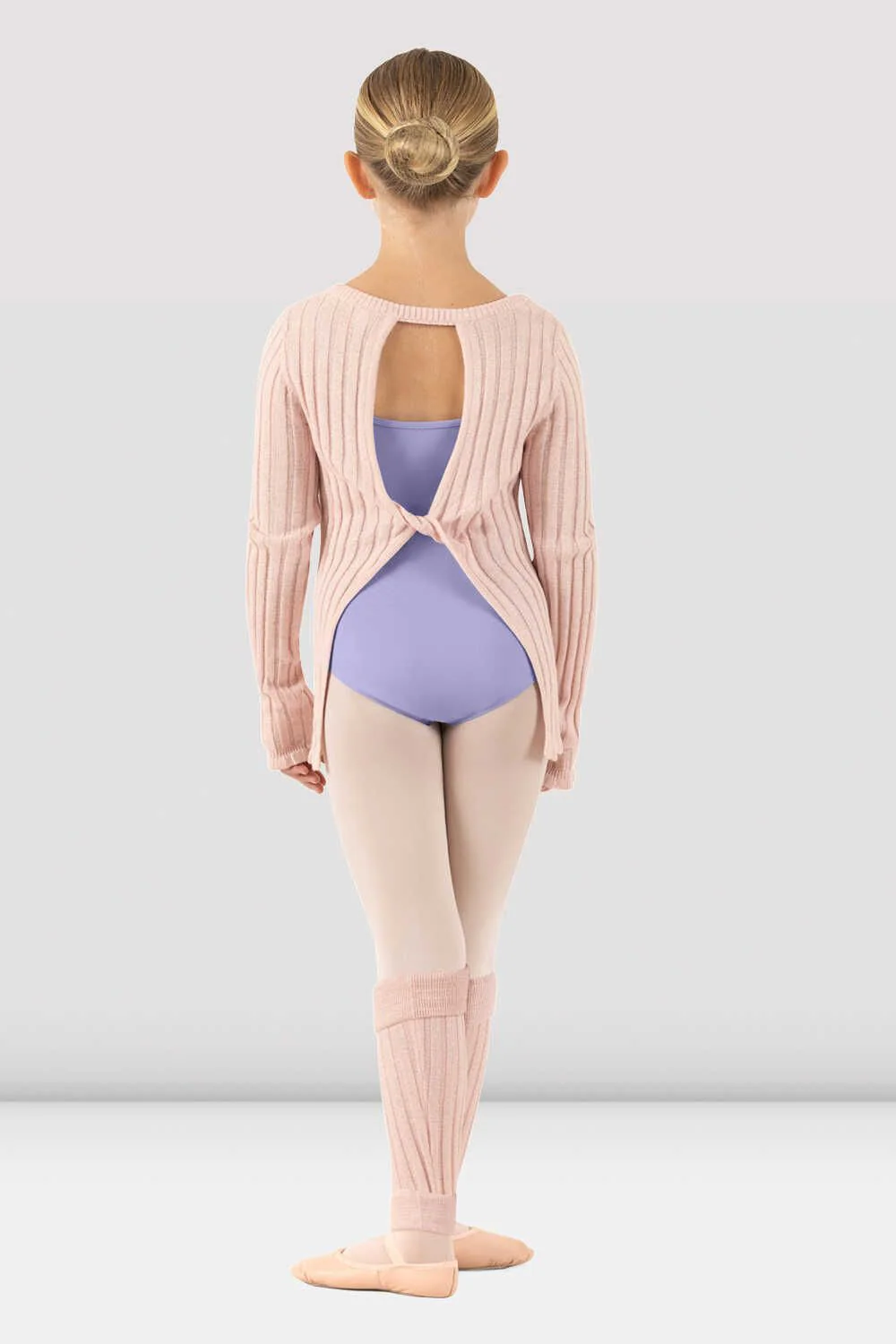 Girls Rose Twist Back Sweater