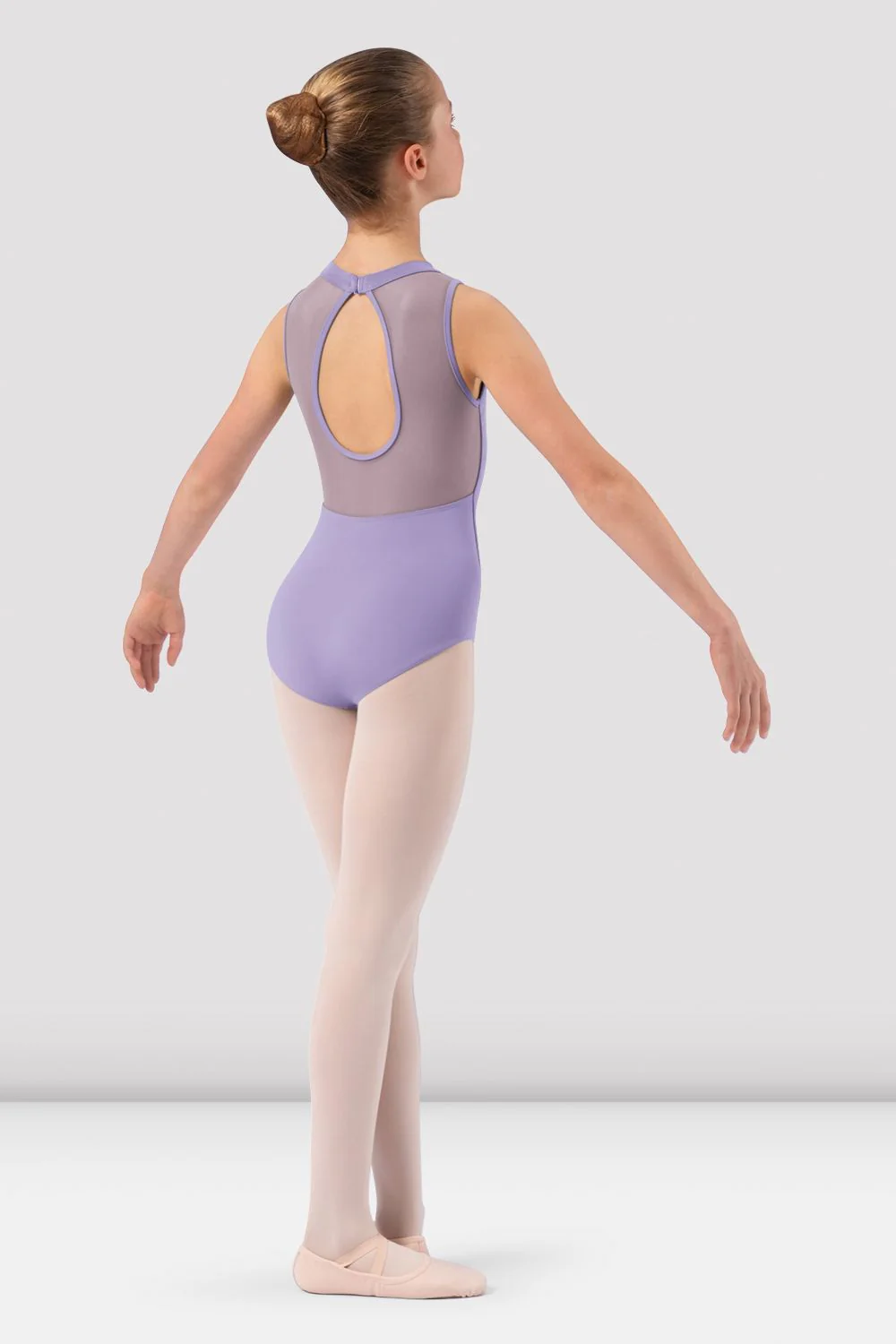 Girls Claire High Neck Leotard