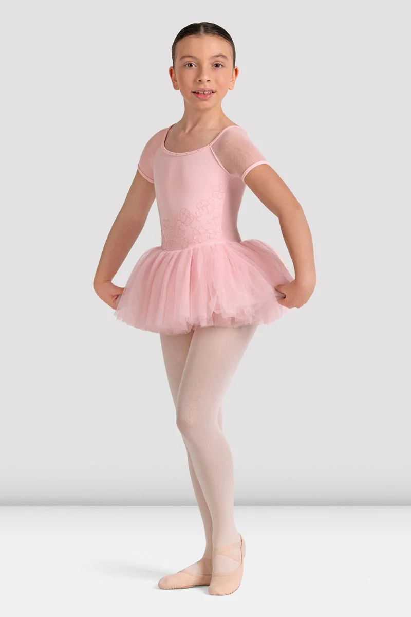 Girls Lucy Floral Cap Sleeve Tutu Dress