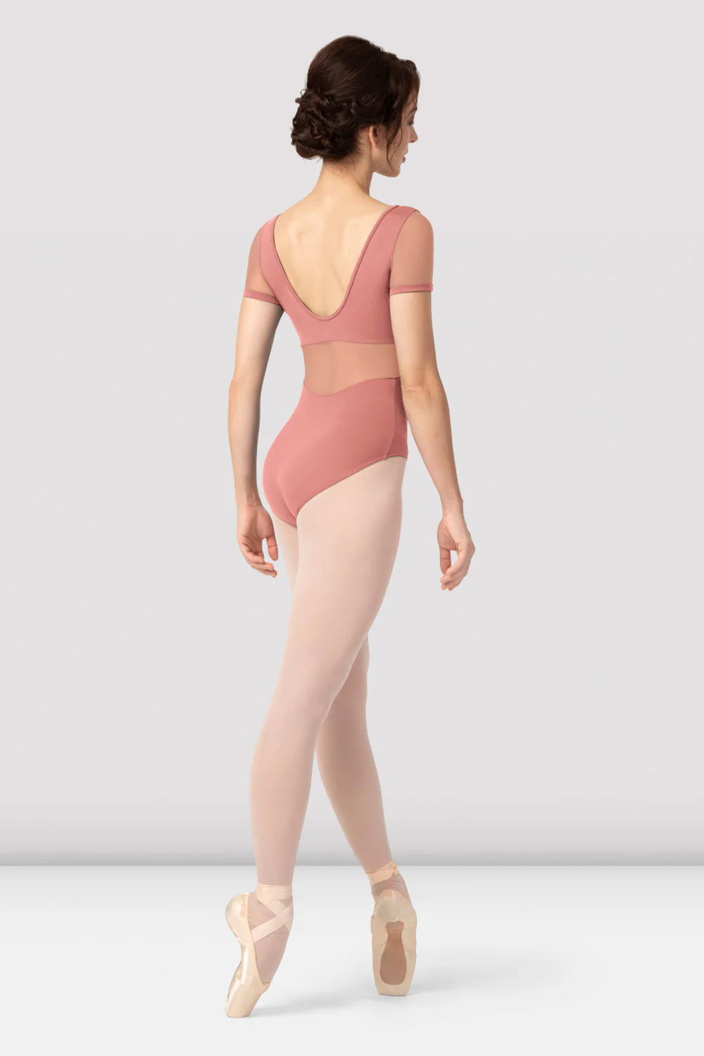 Ladies Clea Corset Short Sleeve Leotard