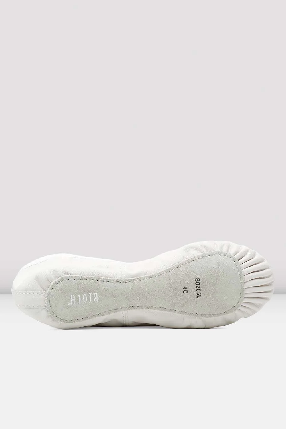 Ladies Dansoft Leather Ballet Shoes