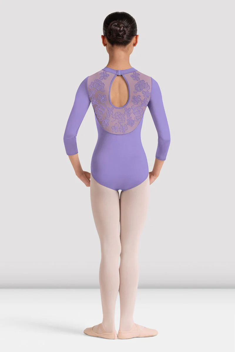 Girls Judy 3/4 Sleeve Leotard