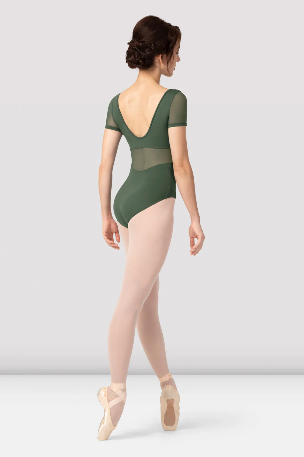 Ladies Clea Corset Short Sleeve Leotard
