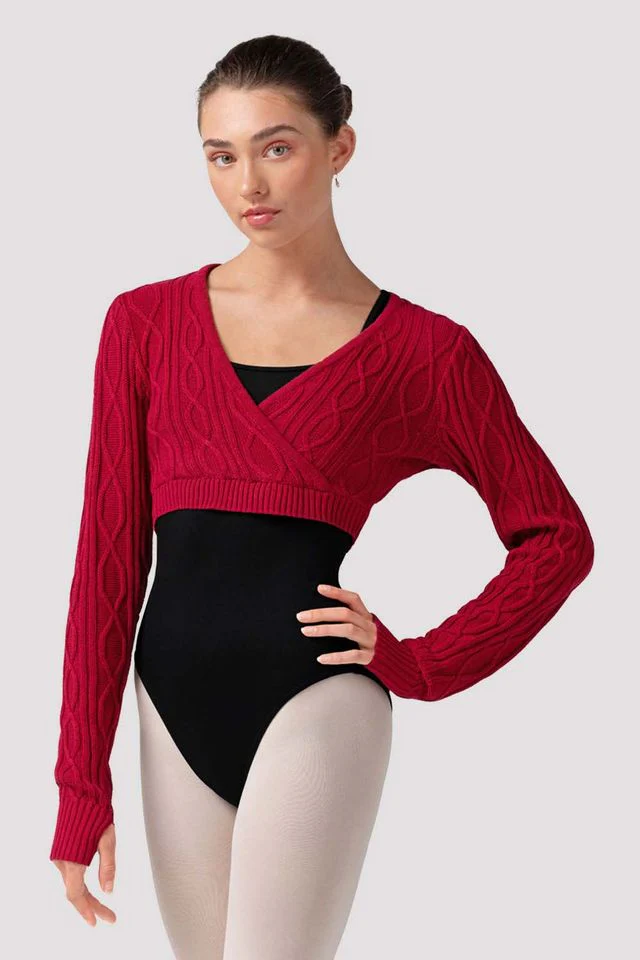 Ladies Atiyah Long Sleeve Wrap Top