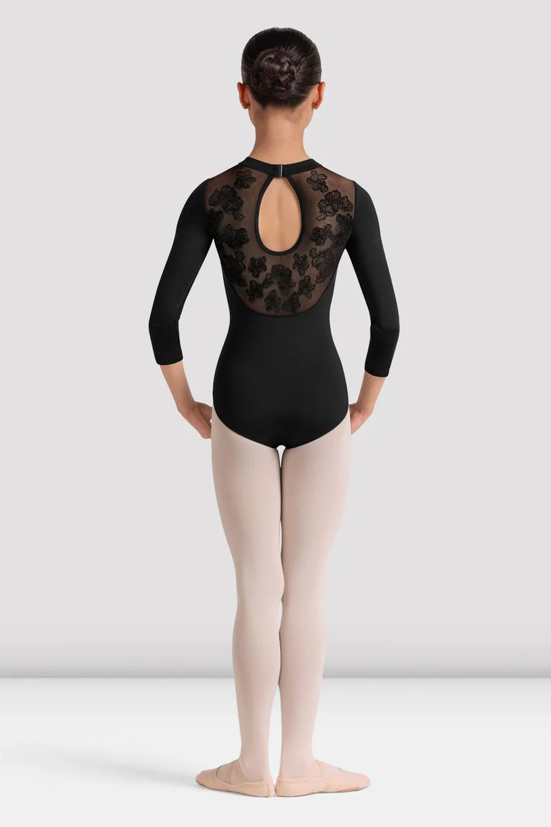 Girls Judy 3/4 Sleeve Leotard