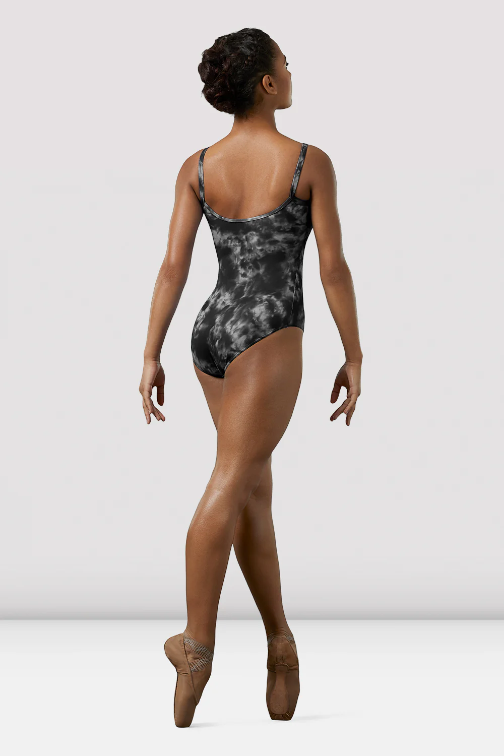 Ladies Mirella Watercolor Scoop Neck Leotard