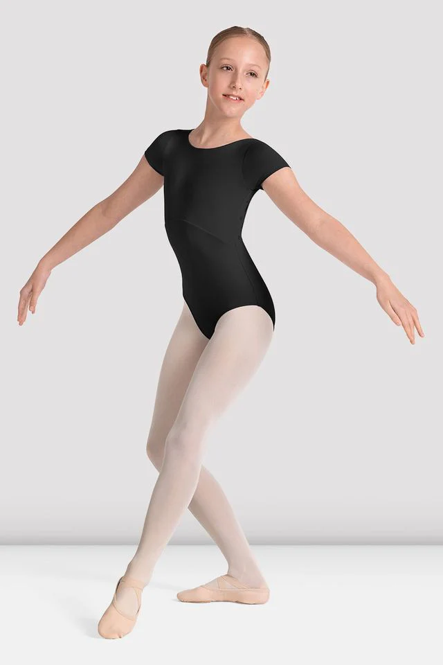 Girls Mirella Kaleidoscope Boat Neck Leotard