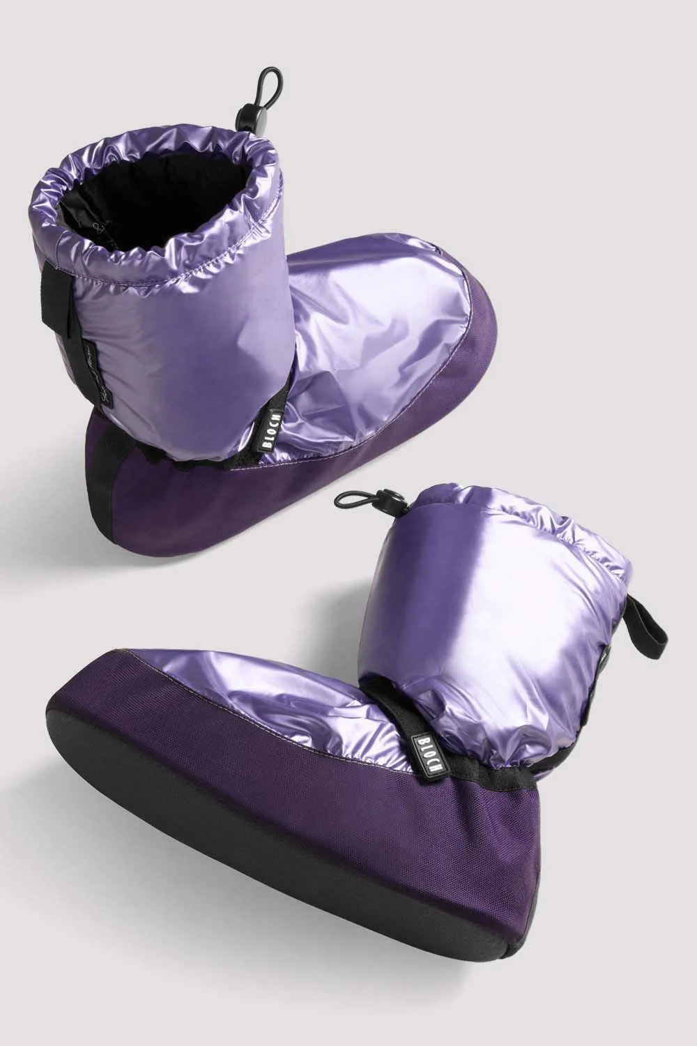 Adult Metallic Warm Up Booties