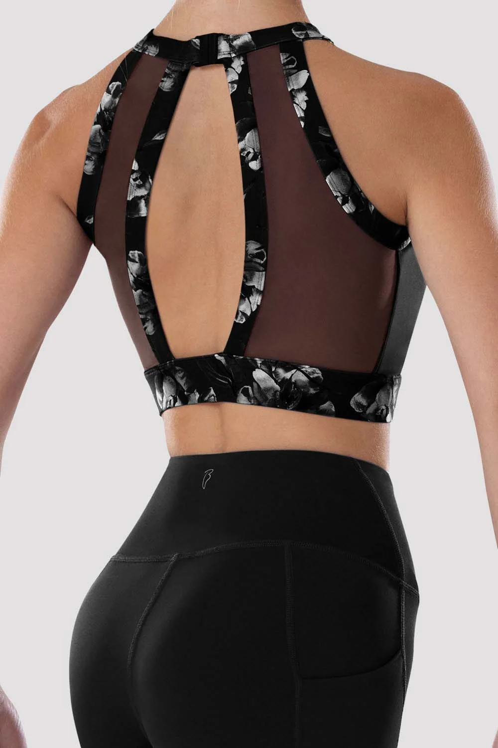Ladies Reece High Neck Crop Top