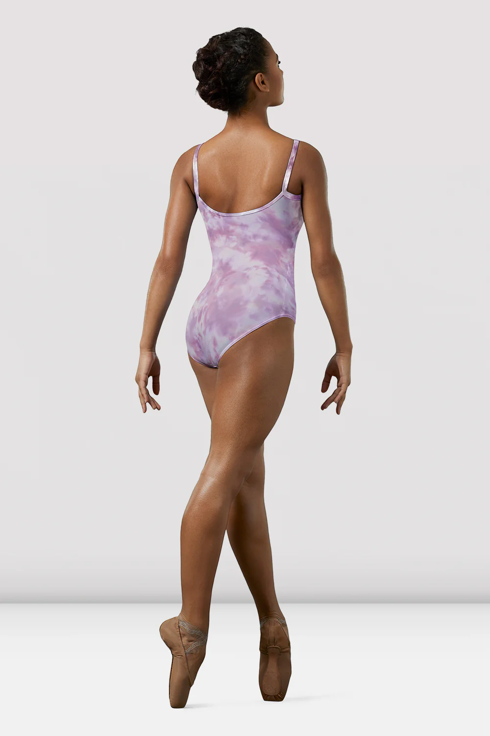 Ladies Mirella Watercolor Scoop Neck Leotard