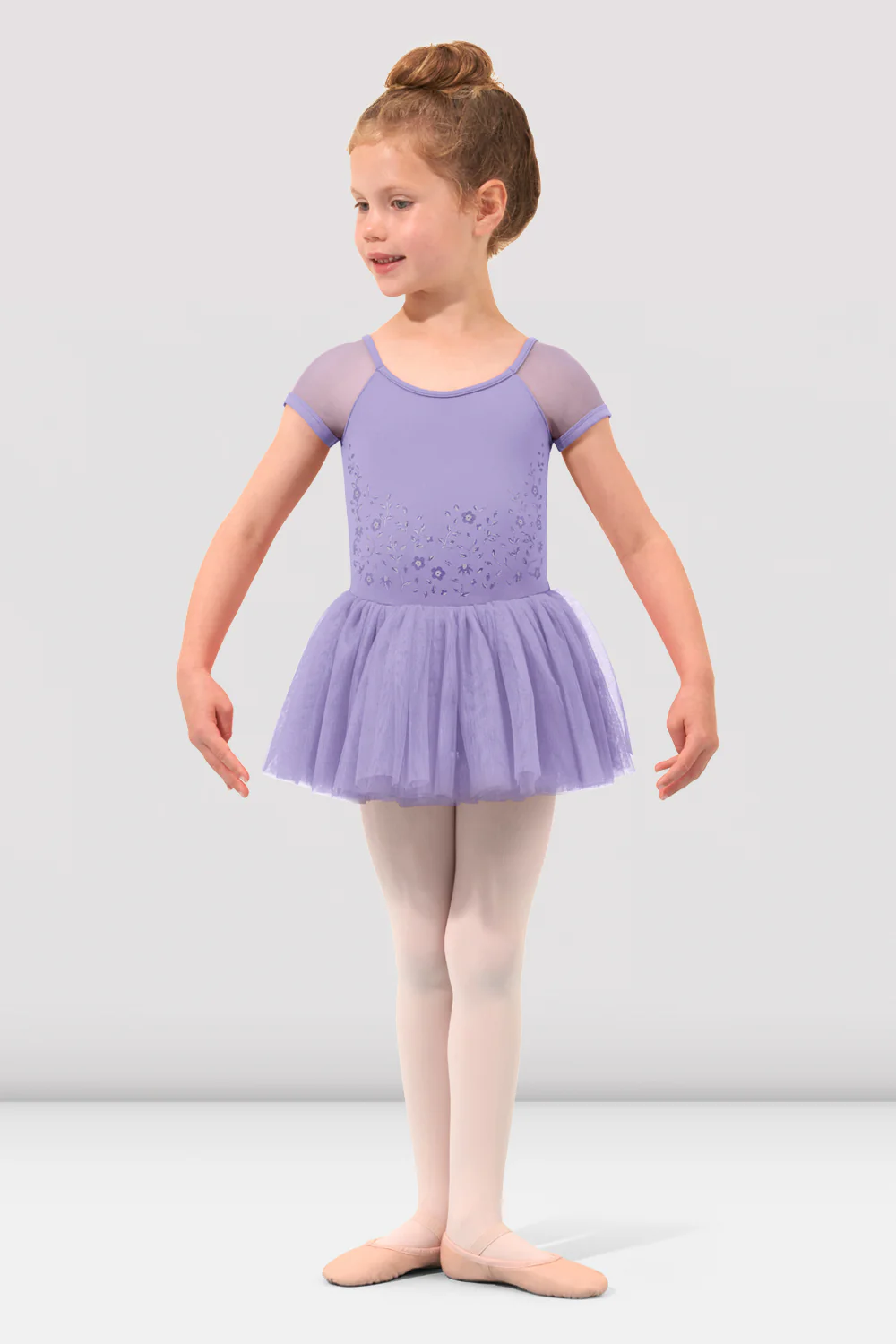 Girls Dora Cap Sleeve Tutu Leotard