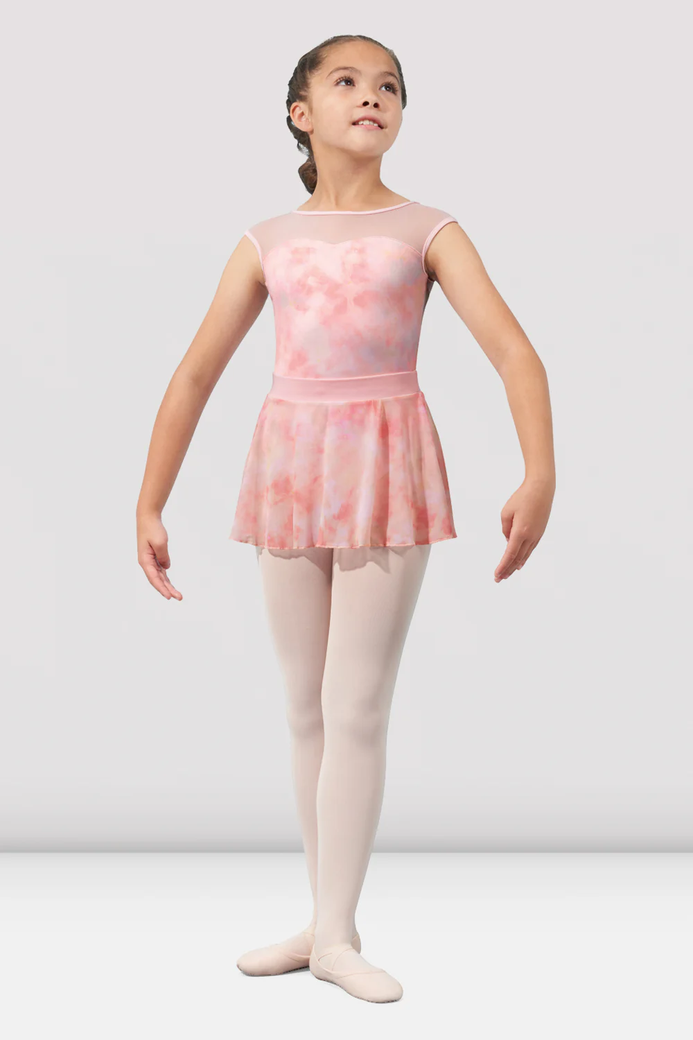 Girls Mirella Watercolor Pull On Skirt