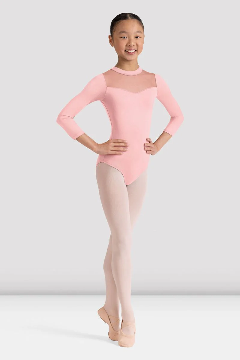 Girls Judy 3/4 Sleeve Leotard