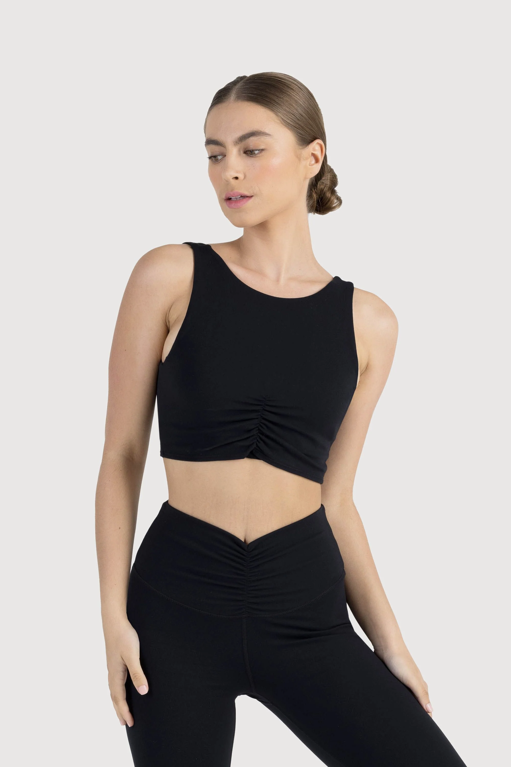 Bloch Technique Scrunch Hem Crop
