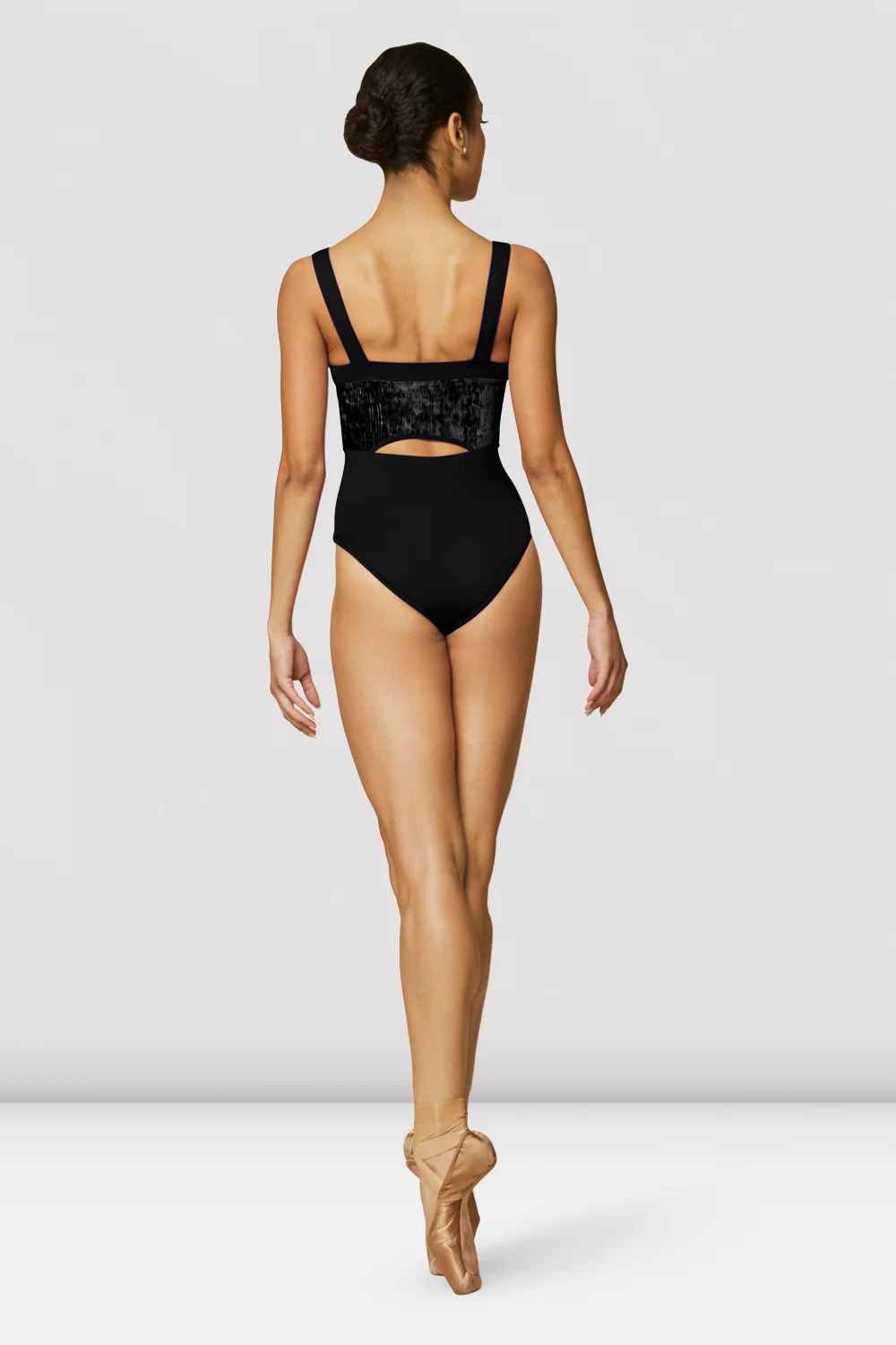 Ladies Akira Velvet Wide Strap Leotard