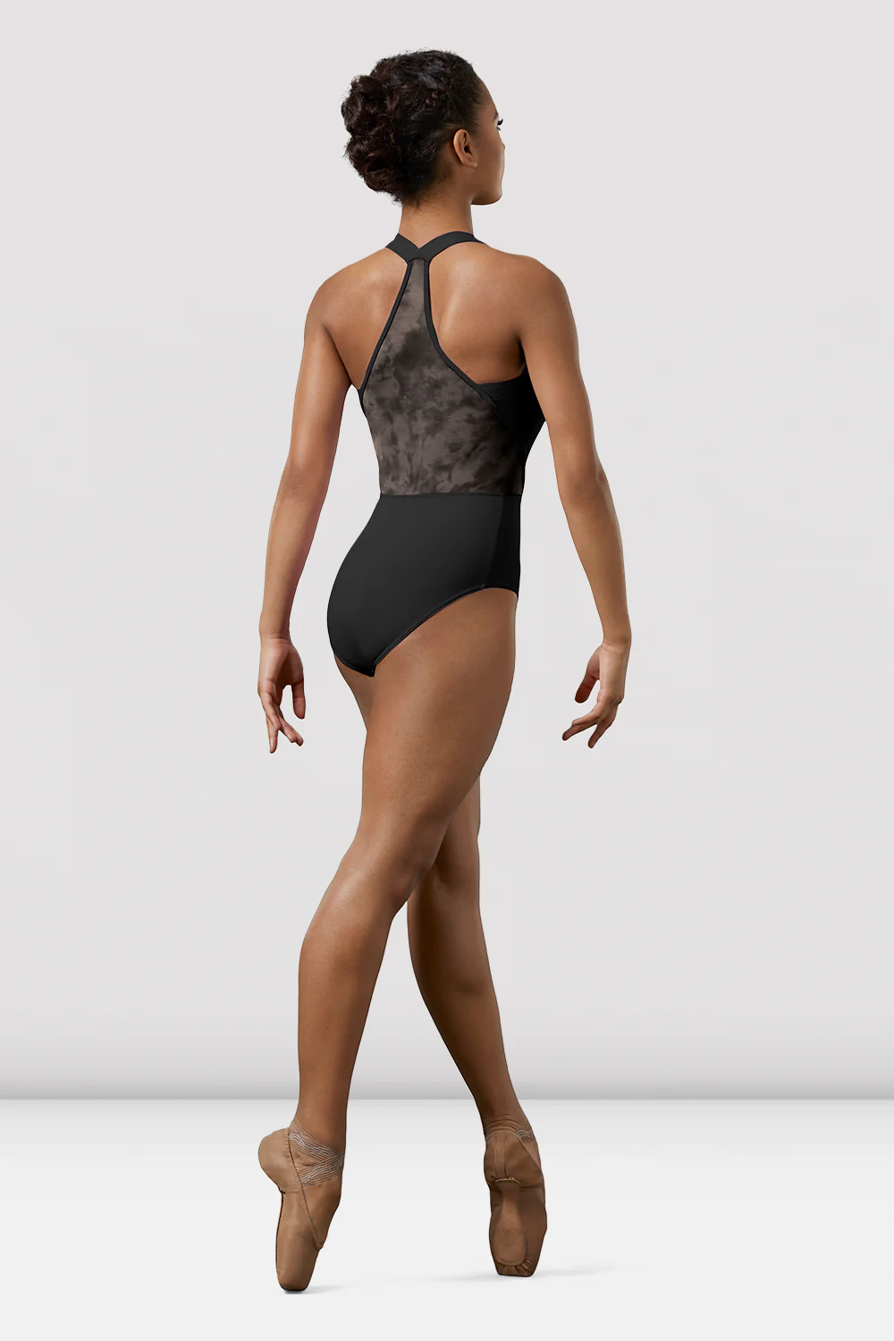Ladies Mirella Watercolor Wide Strap Leotard