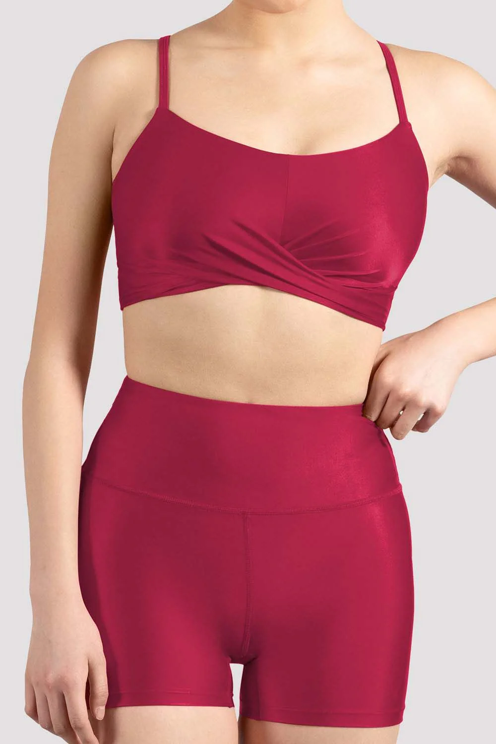 Ladies Mirella Glow Camisole Crop Top