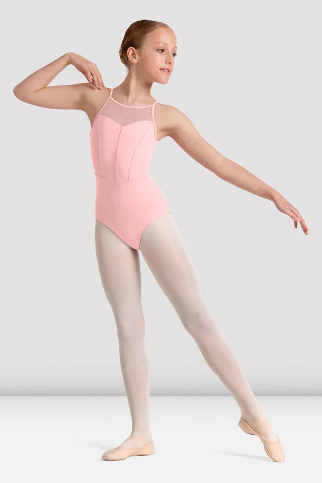Girls Mirella Kaleidoscope Halterneck Leotard