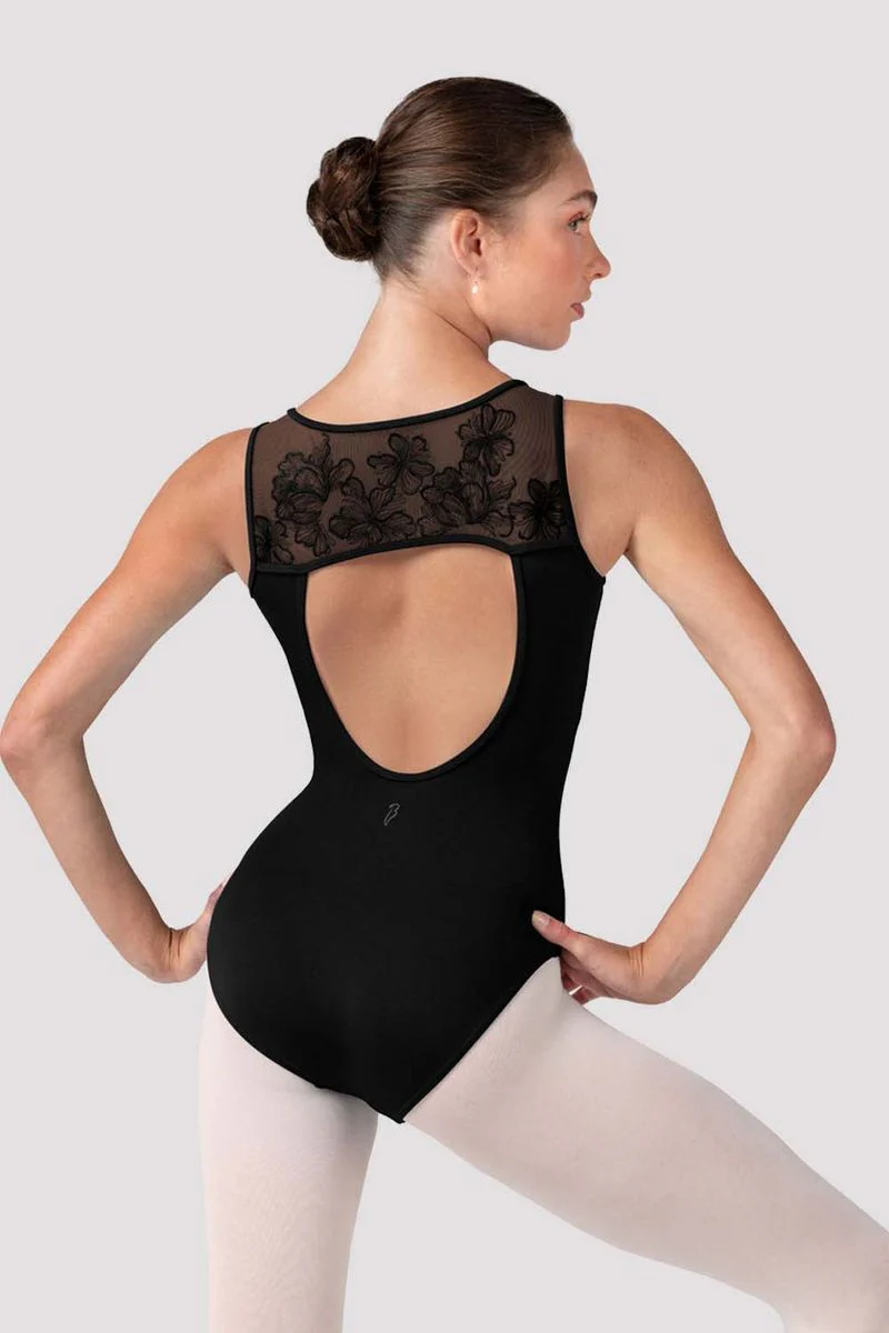 Ladies Layla Floral Tank Leotard