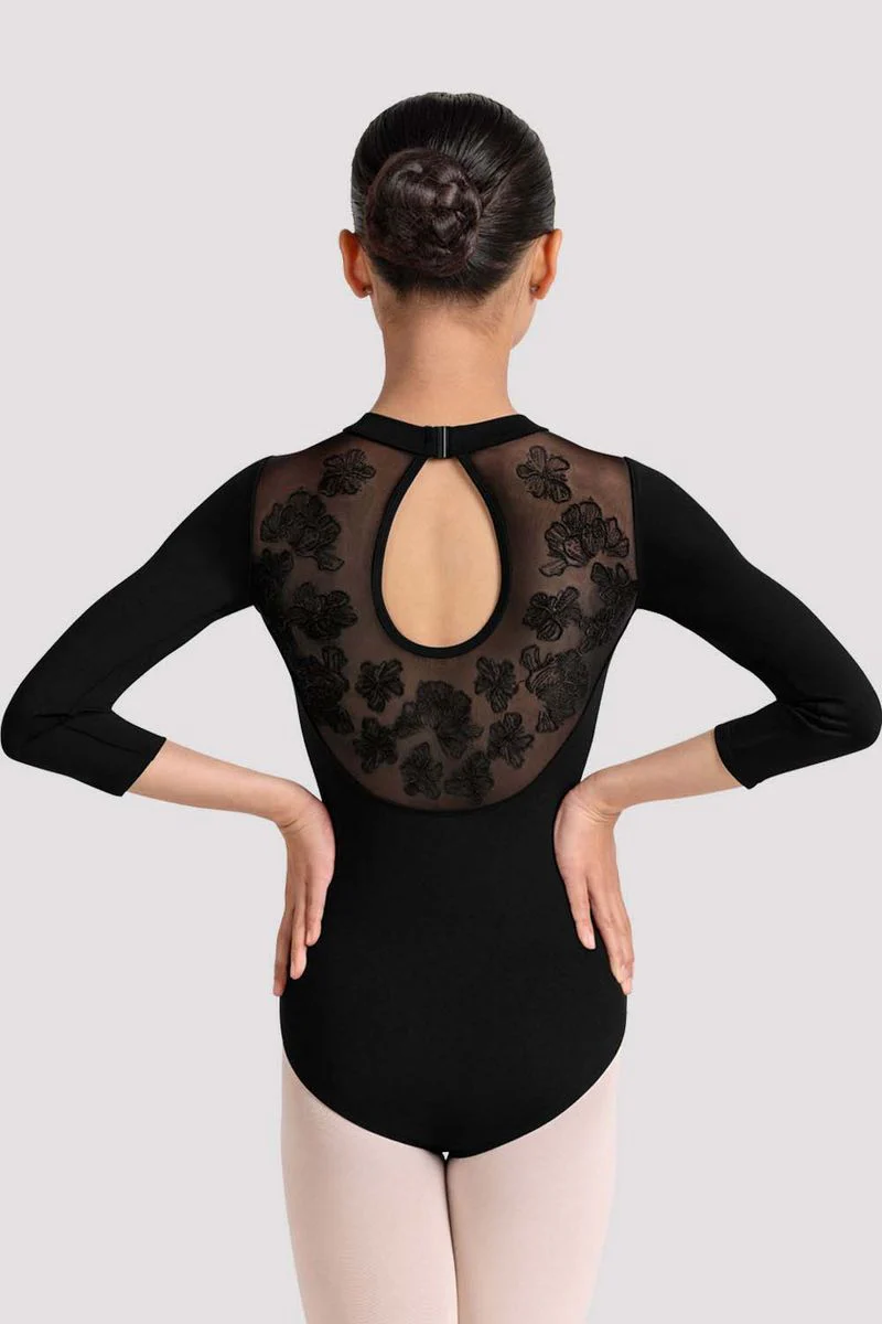 Girls Judy 3/4 Sleeve Leotard